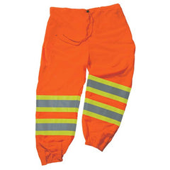 8911 L/ XL Orange Sup 2-Tone Pants Class E - Industrial Tool & Supply