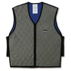 6665 M GRAY EVAP COOLING VEST - Industrial Tool & Supply