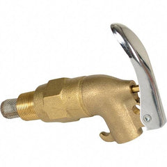 Vestil - 3/4" NPT Brass Adjustable Drum Faucet - 4" Long Extension - Industrial Tool & Supply