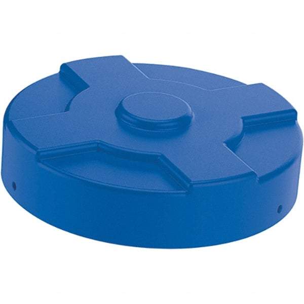 Vestil - 55 Gal, Polyethylene Drum Cover - 24-3/4" Diam, Rigid Smooth Liner - Industrial Tool & Supply