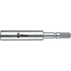 Wera - 1/4" Bit Holder - 1/4" Drive, 3-3/4" OAL - Industrial Tool & Supply