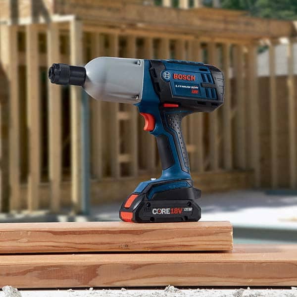 Bosch - Cordless Impact Wrenches & Ratchets Voltage: 18.0 Drive Size (Inch): 7/16 - Industrial Tool & Supply