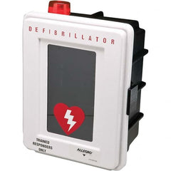 Defibrillator (AED) Accessories; Type: Defibrillator Case; Accessory Type: Defibrillator Case; Compatible AED: Any Brand of AED; Material: ABS Plastic; Plastic; Mount: Wall; Width (Inch): 14; Depth (Inch): 9-1/2; Height (Inch): 18 in; 18; Description: w/A