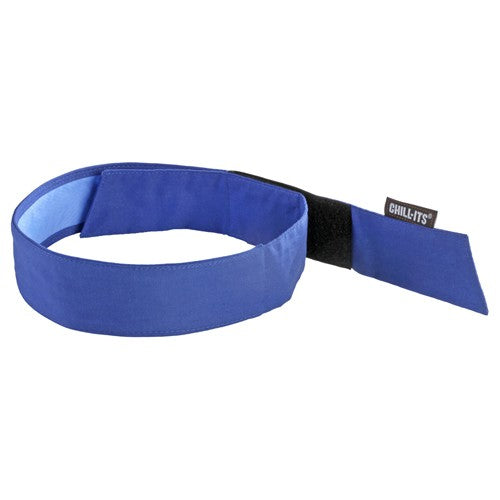 6705CT Solid Blue Evap Cooling Bandana W/CT - H & L - Industrial Tool & Supply