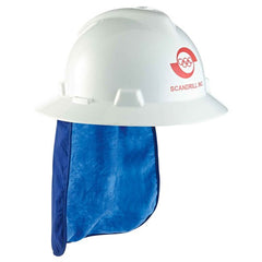 6717CT Blue Evap Hard Hat Neck Shade W/ Cooling Towel - Industrial Tool & Supply