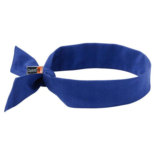 6700FR Blue Cooling Bandana-Tie Evap FR - Industrial Tool & Supply