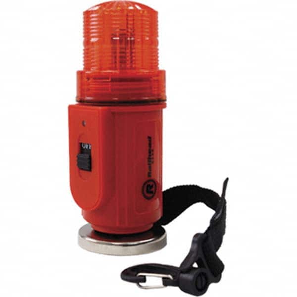 Railhead Corporation - Strobe & Flashing Lights Light Type: Flashing, Steady Lens Color: Red - Industrial Tool & Supply
