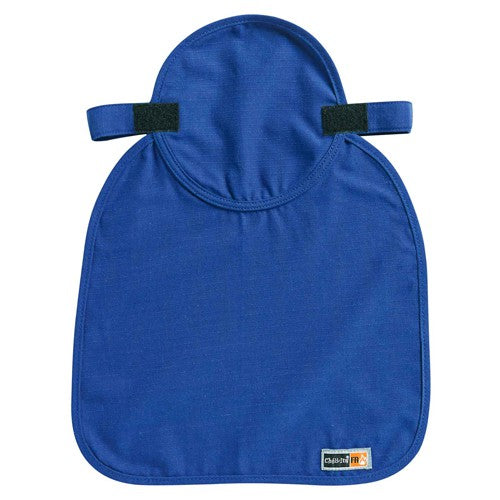 6717FR Blue Evap FR Hard Hat Neck Shade W/ Polymers - Industrial Tool & Supply