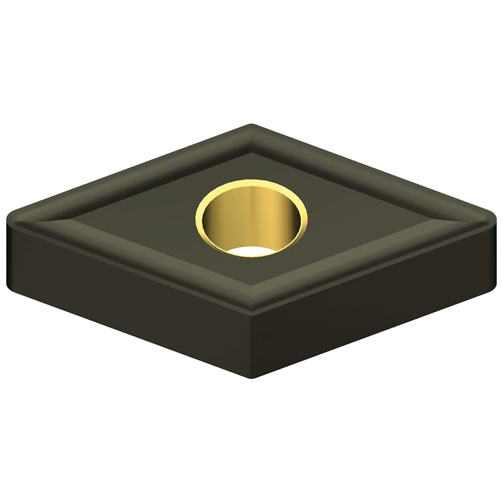 DNMG443EGU-AC4015K Carbide Turning Insert Al2O3/TiCN Finish, 15.5mm Long, 1/2″ Inscribed Circle, 0.0472″ Corner Radius, 1/4″ Thick, 55° Included Angle, Series AC4000K