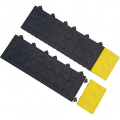 Ergo Advantage - 6" Long x 4" Wide x 1" Thick, Anti-Fatigue Modular Matting Anti-Fatigue Flooring - Industrial Tool & Supply