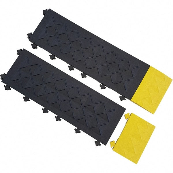 Ergo Advantage - 6" Long x 4" Wide x 1" Thick, Anti-Fatigue Modular Matting Anti-Fatigue Flooring - Industrial Tool & Supply