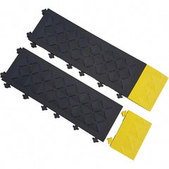 Ergo Advantage - 6" Long x 4" Wide x 1" Thick, Anti-Fatigue Modular Matting Anti-Fatigue Flooring - Industrial Tool & Supply