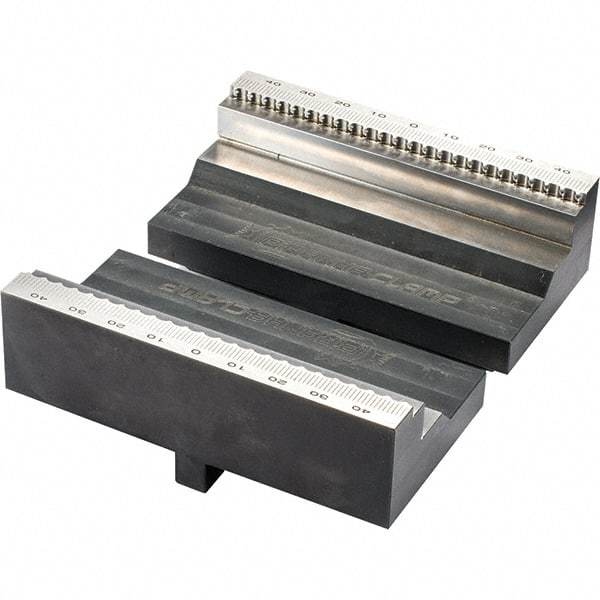 Piranha Clamp - Vise Jaw Sets Jaw Width (mm): 50.00 Set Type: Standard - Industrial Tool & Supply