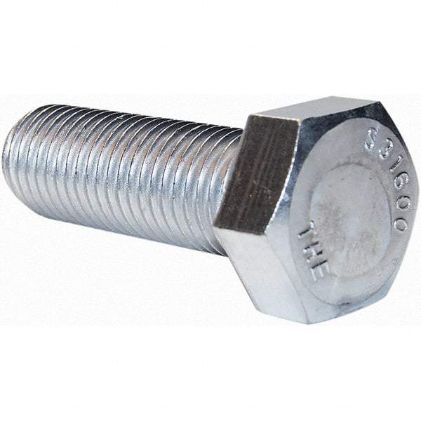 Value Collection - 7/8-9 2-1/2" Long Hex Head Cap Screw - Fully Threaded, 316 Stainless Steel, Uncoated - Industrial Tool & Supply