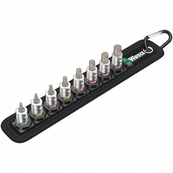 Wera - Hex & Torx Bit Socket Sets Type: Hex Bit Socket Set Drive Size: 1/4 - Industrial Tool & Supply