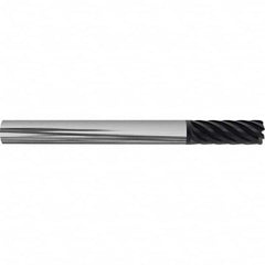 Accupro - 5/8" Diam 7 Flute Solid Carbide 0.12" Corner Radius End Mill - Industrial Tool & Supply