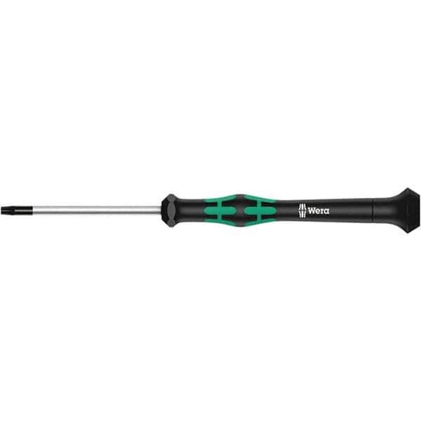 Wera - T4 Torx Driver - 1-37/64" Blade Length, 137mm OAL, Ergonomic Handle - Industrial Tool & Supply
