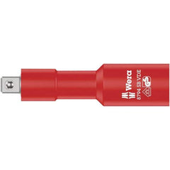 Wera - 3/8" Drive Insulated Socket Extension Bar - 91mm OAL - Industrial Tool & Supply