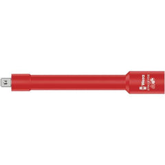Wera - 3/8" Drive Insulated Socket Extension Bar - 166mm OAL - Industrial Tool & Supply
