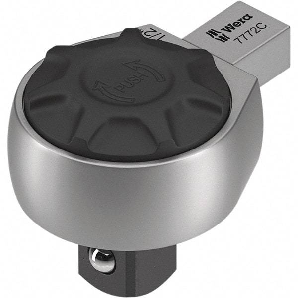 Wera - 1/2" Square Ratching Torque Wrench Interchangeable Head - Industrial Tool & Supply