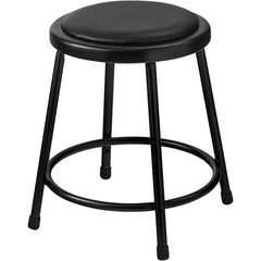 NPS - Stationary Stools Type: Fixed Height Stool Base Type: Steel - Industrial Tool & Supply