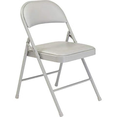 NPS - Folding Chairs Pad Type: Folding Chair w/Vinyl Padded Seat Material: Steel - Industrial Tool & Supply