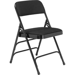 NPS - Folding Chairs Pad Type: Folding Chair w/Fabric Padded Seat Material: Steel - Industrial Tool & Supply