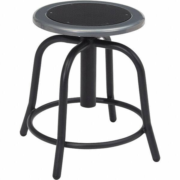 NPS - Swivel & Adjustable Stools Type: Adjustable Height Swivel Stool Base Type: Steel - Industrial Tool & Supply