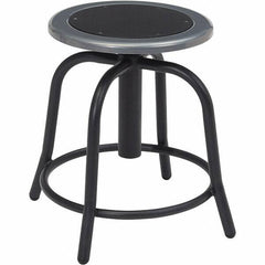 NPS - Swivel & Adjustable Stools Type: Adjustable Height Swivel Stool Base Type: Steel - Industrial Tool & Supply