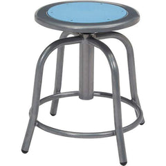 NPS - Swivel & Adjustable Stools Type: Adjustable Height Swivel Stool Base Type: Steel - Industrial Tool & Supply