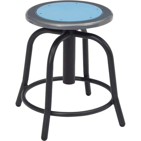 NPS - Swivel & Adjustable Stools Type: Adjustable Height Swivel Stool Base Type: Steel - Industrial Tool & Supply