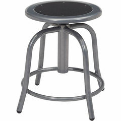 NPS - Swivel & Adjustable Stools Type: Adjustable Height Swivel Stool Base Type: Steel - Industrial Tool & Supply