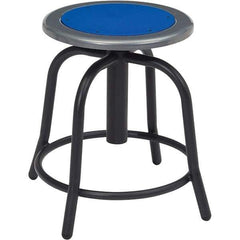 NPS - Swivel & Adjustable Stools Type: Adjustable Height Swivel Stool Base Type: Steel - Industrial Tool & Supply
