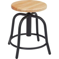 NPS - Swivel & Adjustable Stools Type: Adjustable Height Swivel Stool Base Type: Steel - Industrial Tool & Supply