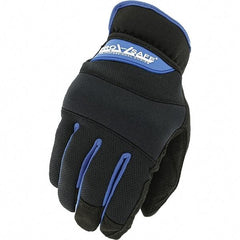 PRO-SAFE - Size S (8) Work Gloves - For General Purpose, Uncoated, Slip-On Cuff, Full Fingered, Black, Paired - Industrial Tool & Supply