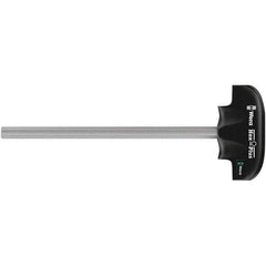 Wera - 5mm Standard Hex Driver - 100mm Blade Length, T Handle, 144mm OAL - Industrial Tool & Supply