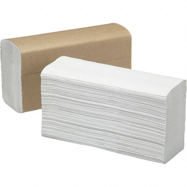 Ability One - 1 Ply White C-Fold Paper Towels - Industrial Tool & Supply