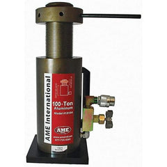 AME International - Portable Hydraulic Cylinders Type: Single Acting Load Capacity (Ton): 100 (Inch) - Industrial Tool & Supply
