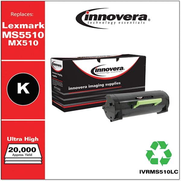 innovera - Office Machine Supplies & Accessories For Use With: Lexmark MS510DN, MS610DE, MS610DN, MS610DTE, MS610DTN, MX510DE, MX510DTE, MX511DE, MX511DHE, MX511DTE, MX610DE, MX611DE, MX611DFE, MX611DHE, MX611DTE Nonflammable: No - Industrial Tool & Supply