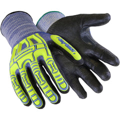HexArmor - Cut & Puncture Resistant Gloves ANSI/ISEA Cut Resistance Level: A6 Coated Area: Palm & Fingers - Industrial Tool & Supply