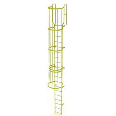 TRI-ARC - Rolling & Wall Mounted Ladders & Platforms Type: Fixed Ladder Style: Safety Cage - Industrial Tool & Supply