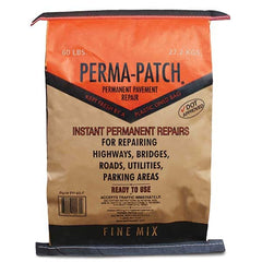 Perma-Patch - Drywall & Hard Surface Compounds; Type: Blacktop Repair; Permanent Asphalt Material; Pothole Patch ; Color: Black ; Container Size (Lb.): 60 ; Container Type: Bag ; Container Type: Bag ; Material: Asphalt Concrete - Exact Industrial Supply