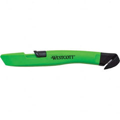 Westcott - Utility Knives, Snap Blades & Box Cutters Type: Safety Cutter Blade Type: Retractable - Industrial Tool & Supply