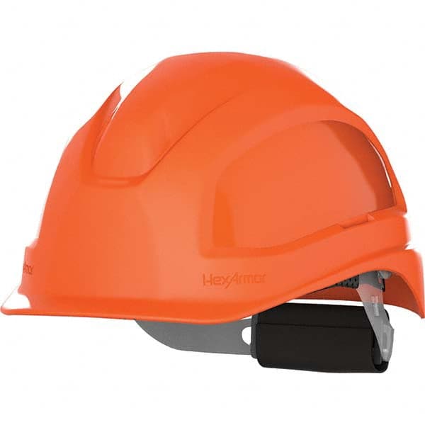 HexArmor - ANSI Type I Class E 6-Point Ratchet Short Brim Hard Hat - Industrial Tool & Supply