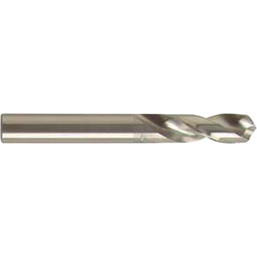 #54 Dia. x #54 Shank × 9 mm Flute Length × 32 mm OAL, 3xD, 118°, Uncoated, 2 Flute, External Coolant, Round Solid Carbide Drill - Industrial Tool & Supply