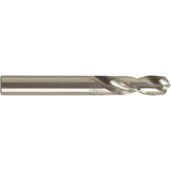 #55 Dia. x #55 Shank × 8 mm Flute Length × 30 mm OAL, 3xD, 118°, Uncoated, 2 Flute, External Coolant, Round Solid Carbide Drill - Industrial Tool & Supply