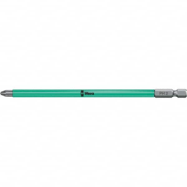 Wera - Phillips Screwdriver Bits Type: Phillips Bit Point Size: 2 - Industrial Tool & Supply
