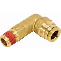 Parker - Metal Push-To-Connect Tube Fittings Type: 90 Degree Elbow Tube Outside Diameter (Inch): 0.625 - Industrial Tool & Supply