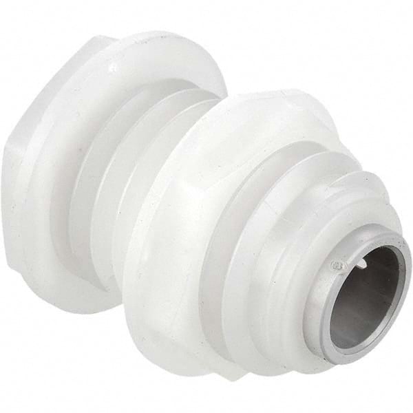Parker - Plastic Push-To-Connect Tube Fittings Type: Bulkhead Union Tube Outside Diameter (Inch): 1/2 x 1/2 - Industrial Tool & Supply