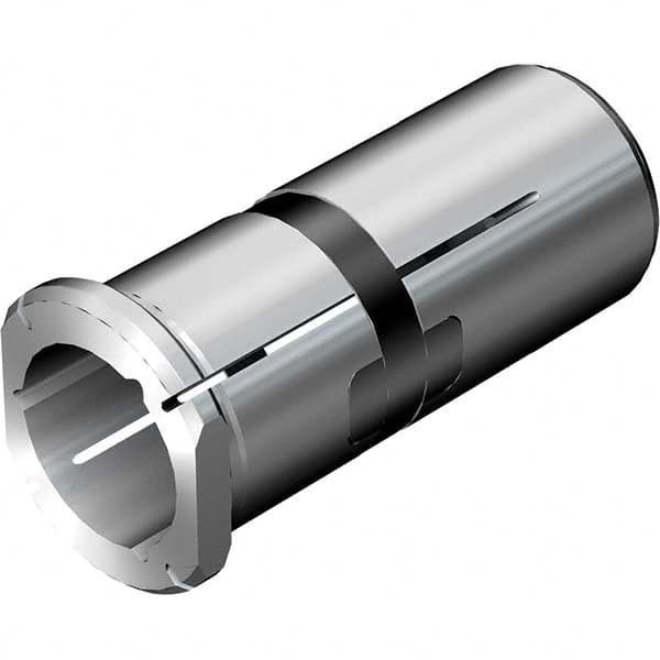 Sandvik Coromant - 25.4mm ID x 32mm OD, 37mm Head Diam, Slotted Hydraulic Chuck Sleeve - Industrial Tool & Supply
